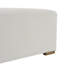 White Long , Low - Saturation Colour Scheme, American Decor, Comfortable Seating, Stable Tripod Base Rectangular Footstool, Humanized Size, Silent Base, Soft Upholstery, Changing Shoes And Resting