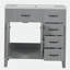 36-inch bathroom lavatory with basin combination, with drawer bathroom cabinet, solid wood frame and MDF board-904790022