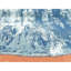 Tapis rond en soie et laine noués à la main 9 pi x 9 pi à motif abstrait 2D7508BEF06A4081AEDBDCDE8768AB42
