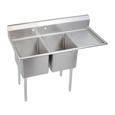 Dependabilt 54.5" L x 25.81" W Free Standing Service Sink