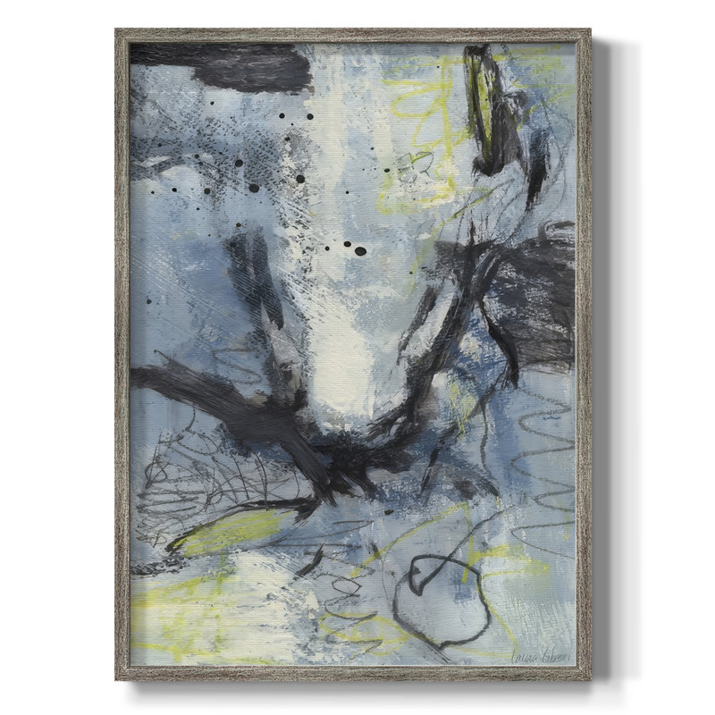 «My Mixed Emotion», reproduction encadrée - bois massif, H 15 po x l 12 po