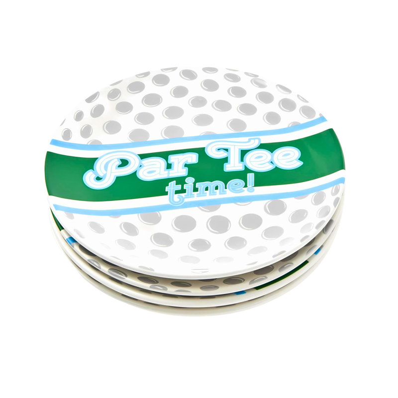 Godinger League Golf Appetizer Plate