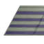 Tapis brun à rayures horizontales lavable à la machine-651034277