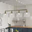 Luminaire suspendu linéaire à 4 lumières pour îlot de cuisine Barahona-1183702152-1183702156-1183702159