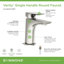Robinet de salle de bain à poignée simple Verity-92284208