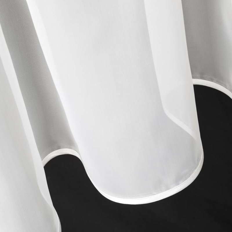 Solid Colour Tailored Window Pelmet, Opalescent