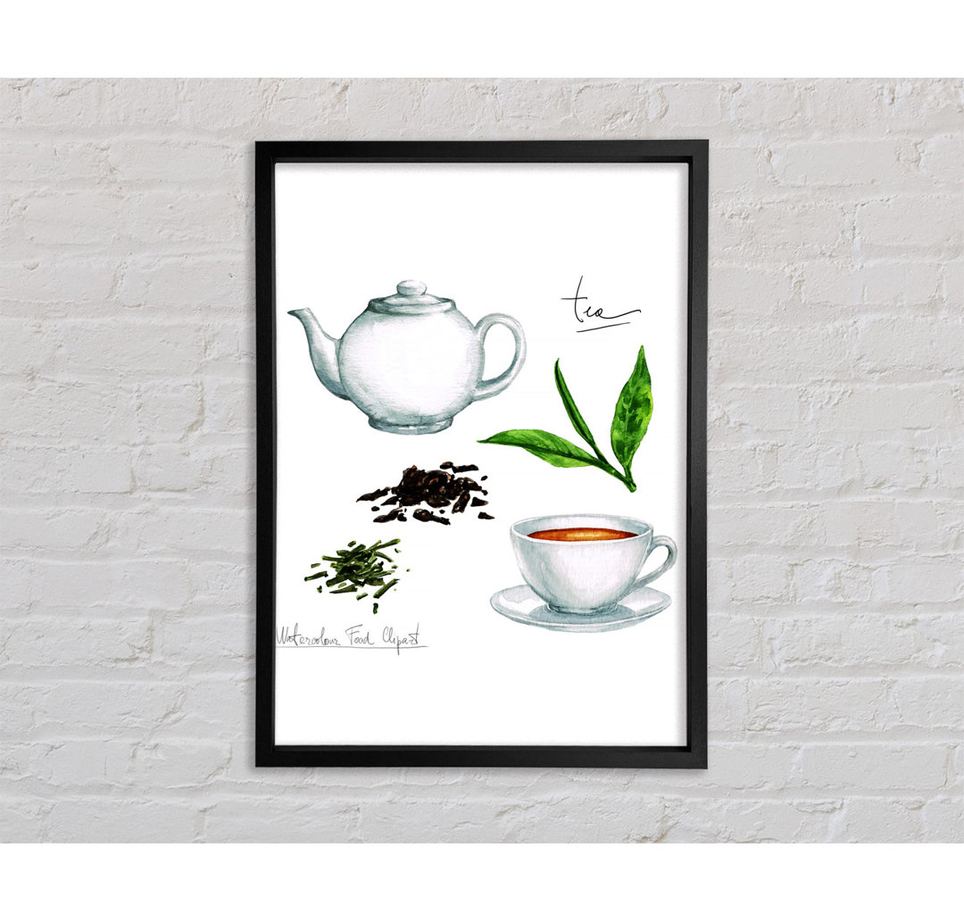 Tea Selection - Einzelne Bilderrahmen Kunstdrucke auf Leinwand