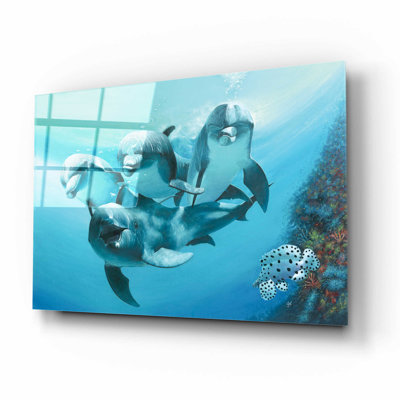 " Dolphins " by Durwood Coffey