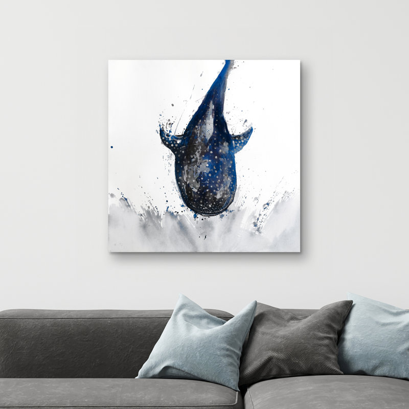 Shark whale - 32"x32" art on canvas