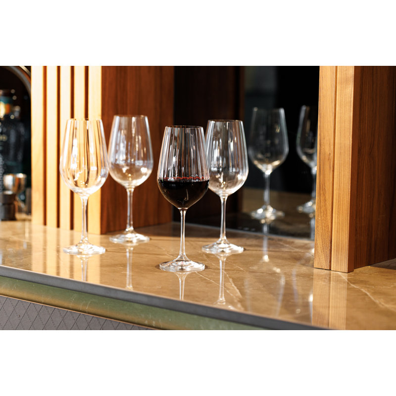 Mikasa Treviso Crystal Red Wine Glasses, 600ml