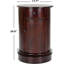 Regan Solid Wood Swivel Drum End Table with Storage-33641560