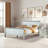 Solid Wood Platinum King Sleigh Bed