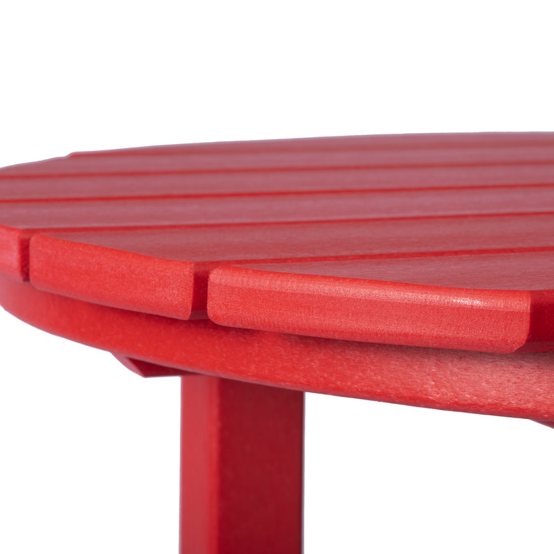 Tabouret de comptoir d'extérieur 24 po Laguna, Rouge