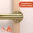 MITER 24 in. x 1.25 in. Grab Bar, ADA Compliant for Bath and Shower Safety (500 lb. Capacity) in Brushed Gold-125355743-125355742