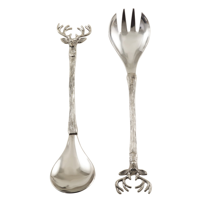 Dooling Stainless Steel Salad Servers