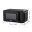 Living And Home 44.6cm Countertop Microwave