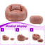 Fauteuil à billes en chenille avec pouf 38,98 Lavara-16174854