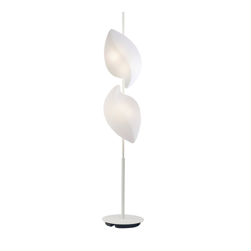 Dockrey 171.6cm Novelty Floor Lamp, Matt White