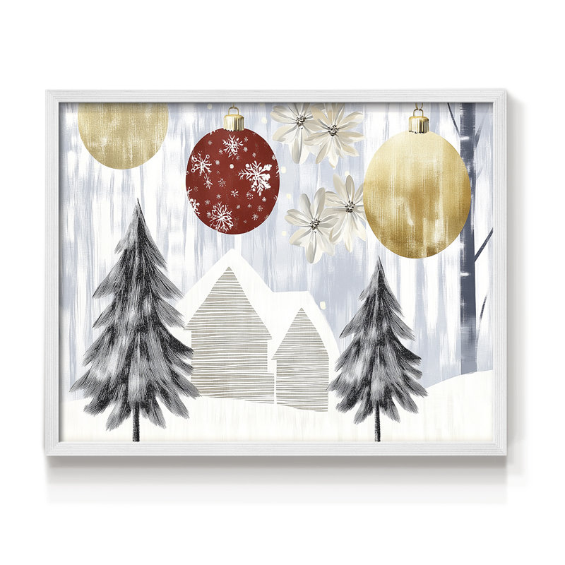 Chirstmas Art-CCXI -Framed Print - Restickable