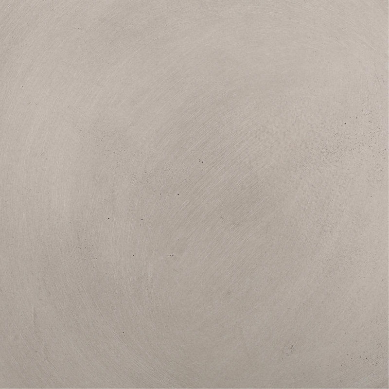 Table d'appoint d'extérieur en béton léger, gris clair