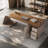 Brown Rectangular Manufactured with 3 drawers desk-108308772-108308776