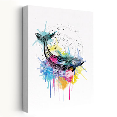 Whale - Animals Urban Pop Surrealism Whales Art