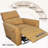 Modern Living Room Balcony Single Swivel Recliner-2092100273