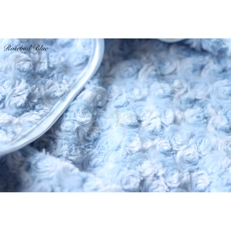 Couverture pour chien Rosebud, Bleu, 17 po x 14 po