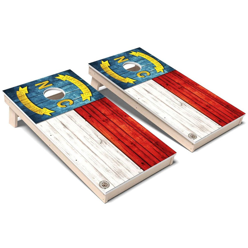 Ensemble de planches de cornhole composites toutes saisons en North North State State, Ajouter un étui de transport