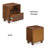 Stiles Solid Wood 20" Nightstand-962798686