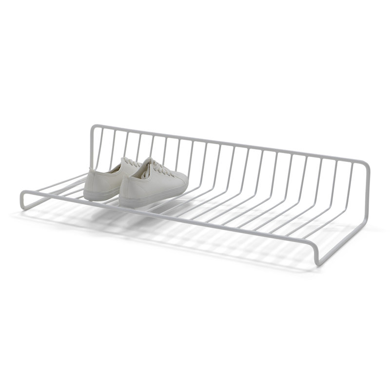 FINO 3 Pair Shoe Rack, White