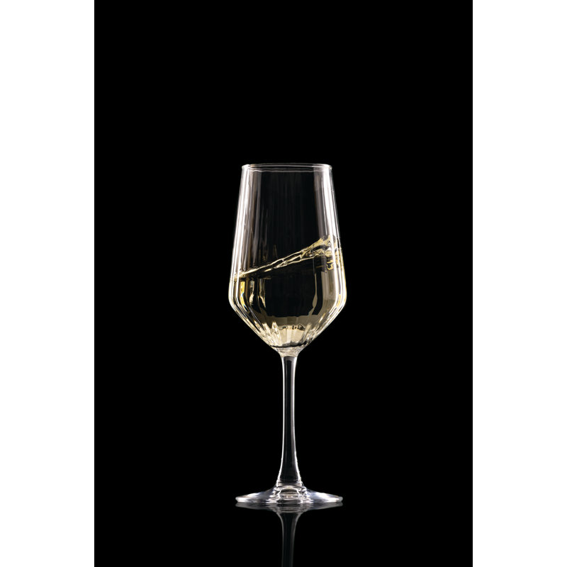 Ravenhead Luxe Wine Glasses, White, 400ml
