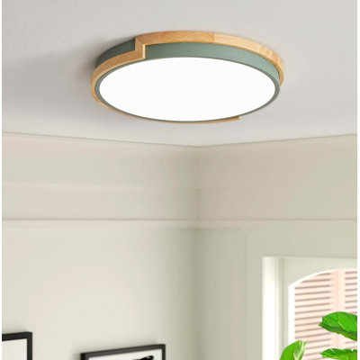 Plafonnier encastré simple à 1 lumière DEL