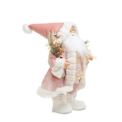 Père Noël rose à paillettes