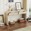 Elegant Retro Console Table Mdf Distressed Finish Versatile Use In Entry Or Living Room