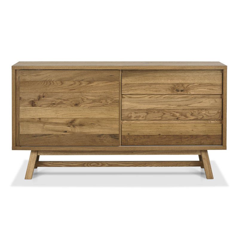 Debhora 160cm Sideboard, Rustic Oak