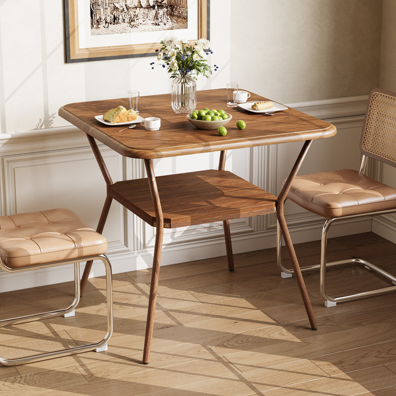 Metal Base Dining Table