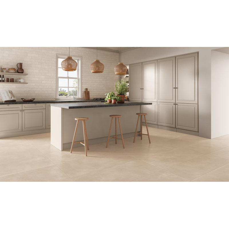 Sahara 24" x 48" Porcelain Wall & Floor Tile, Rose