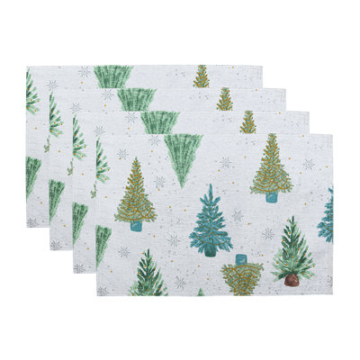 Napperons en tissu Kamorie Holiday Lurex
