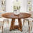 47" Round Farmhouse Dining Table-45727709