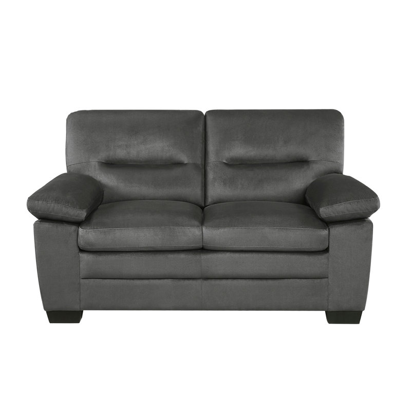 Causeuse Sachs, Polyester gris foncé