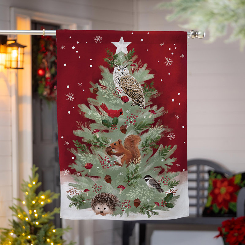 Drapeau de maison Woodland