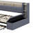 Daybed with Built-in Storage Footstool, Shelves,  Trundle, USB Charging and LED Lights-799142025