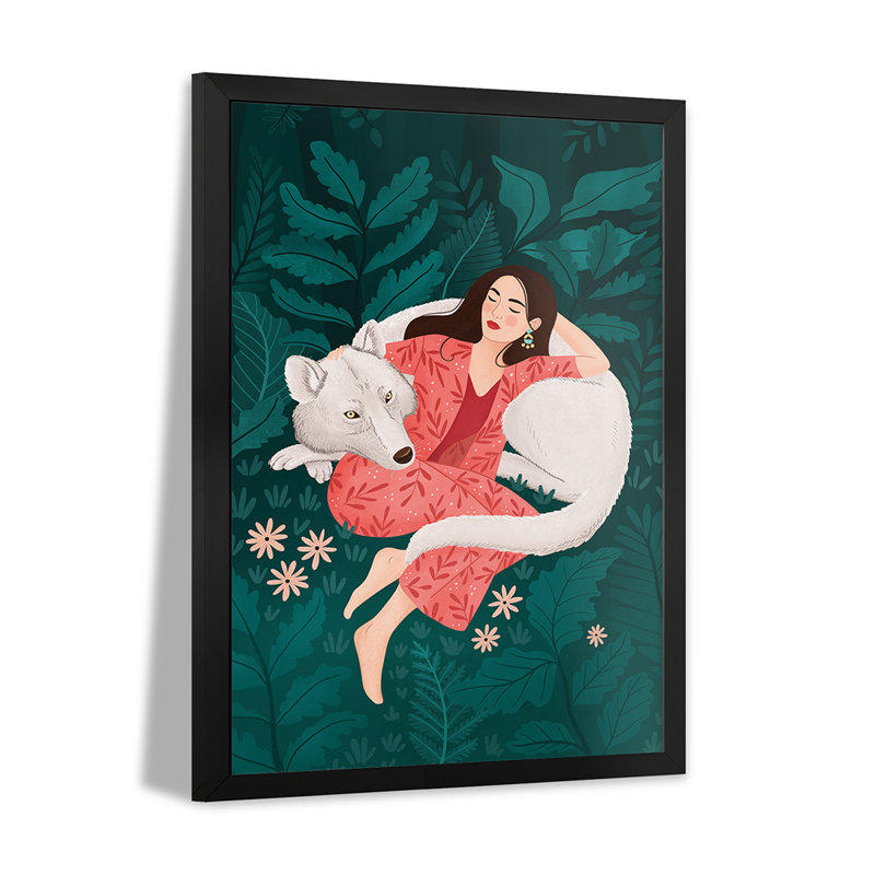 Loup polaire - reproduction d'art murale - affiche de galerie, H 24 po x l 16 po