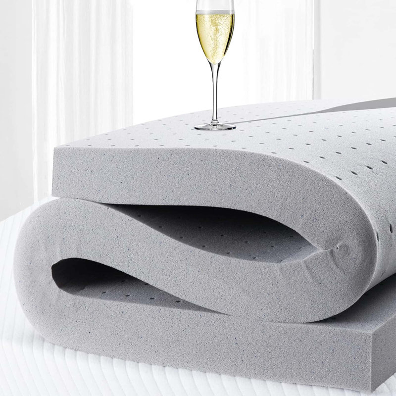 2/3/4 Inch Gel Memory Foam Mattress Topper For Soft And Cooling Sleep, Certipur-US Certified Comfort, King, 2"