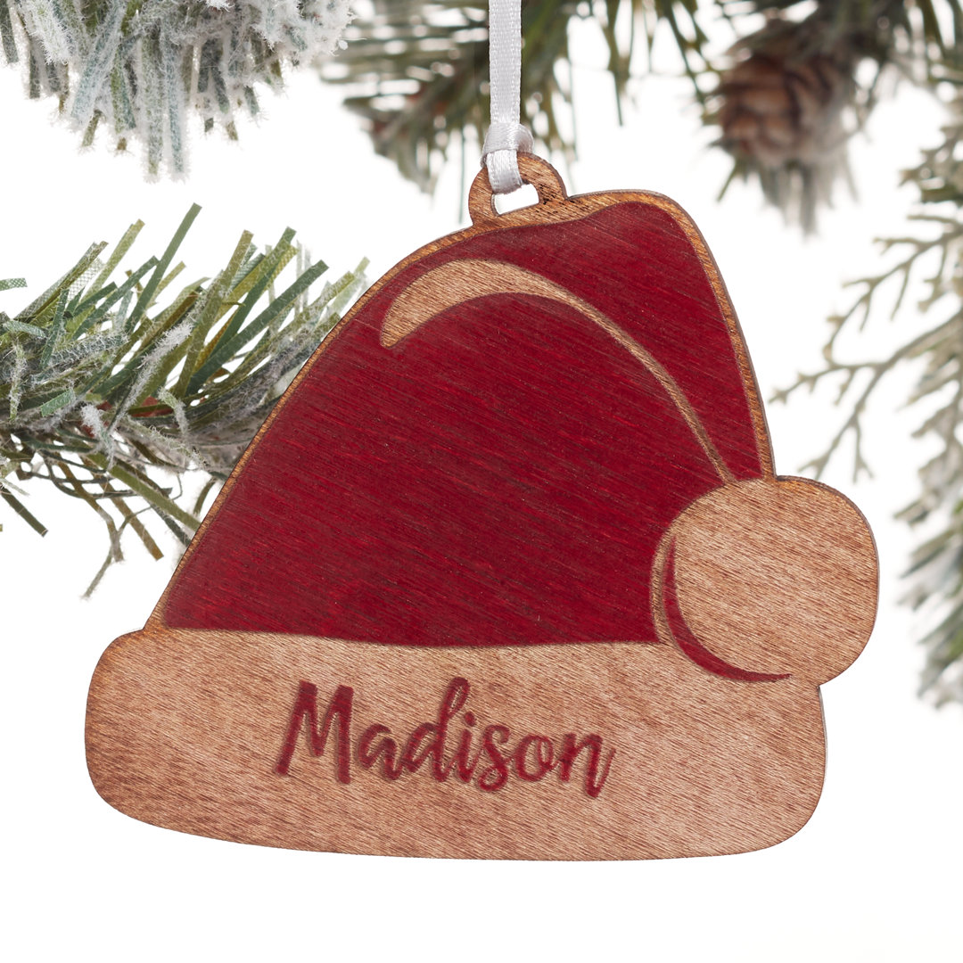 4'' Wood Holiday Shaped Ornament Personalization Mall 