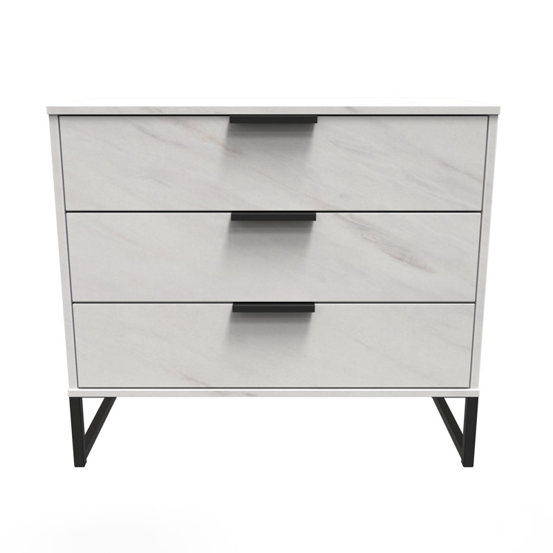 Turah 77cm W 3 - Drawer Chest of Drawers