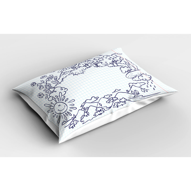 Sun Polyester Sham Set, Twin