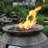 Broadwater Round Concrete Propane Smokeless Fire Column