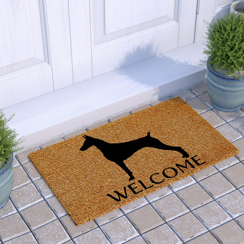 Taly Non-Slip Outdoor Doormat, Rectangle 1'4" x 2'4"